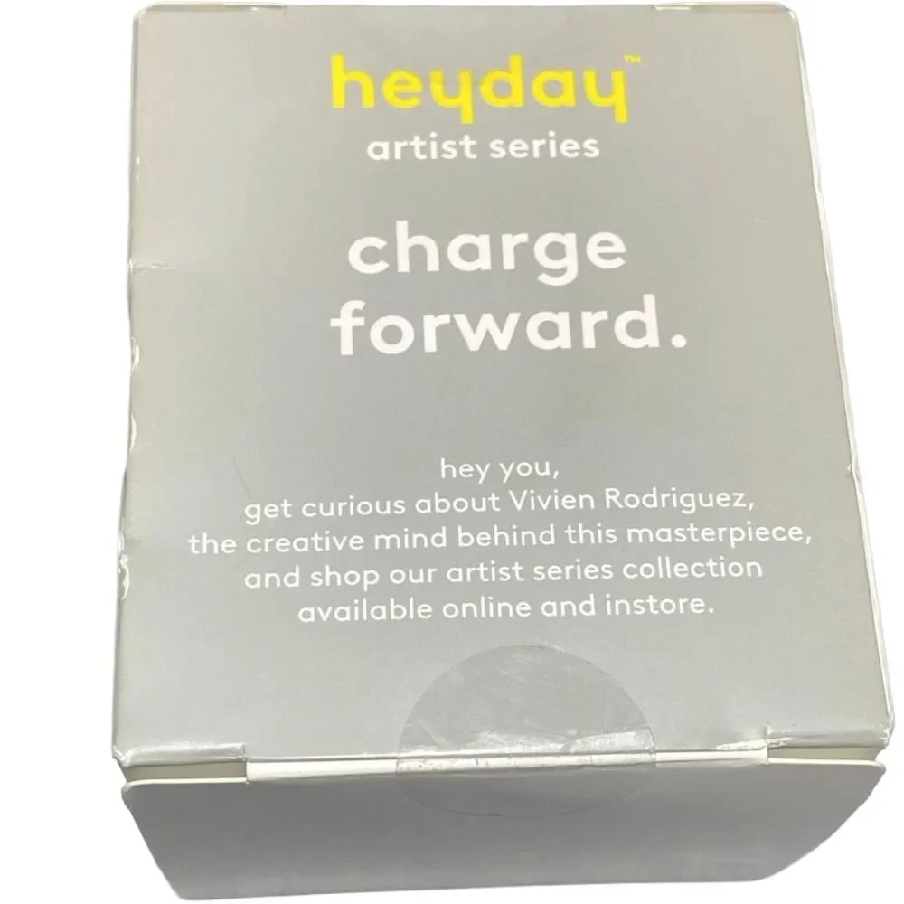 2-Port USB-C 25W Wall Charger Heyday Artist Series Vivien Rodriguez USB-A